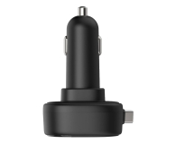 Hama ŁADOWARKA SAMOCHODOWA 30W Z ZWIJANYM KABLEM 2 USB-C CZARNA - 1548502 - zdjęcie 4